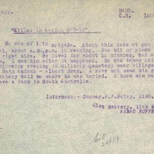 Soldier packet page