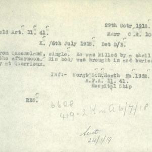 Soldier packet page