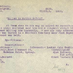 Soldier packet page
