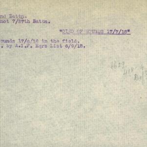 Soldier packet page