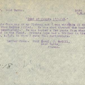 Soldier packet page