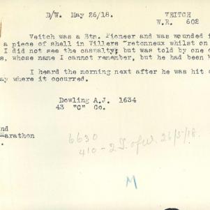 Soldier packet page