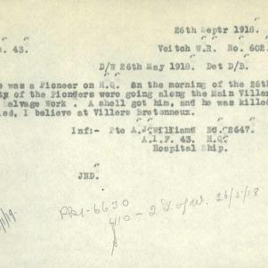 Soldier packet page