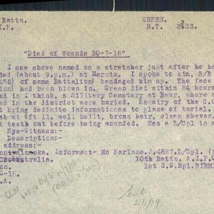 Soldier packet page