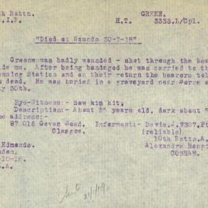 Soldier packet page