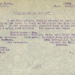 Soldier packet page