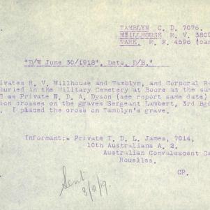 Soldier packet page