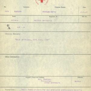 Soldier packet page