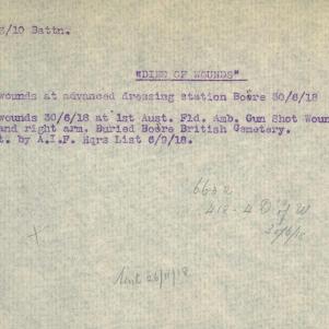 Soldier packet page