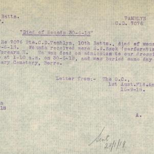 Soldier packet page