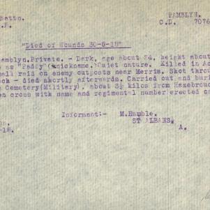 Soldier packet page