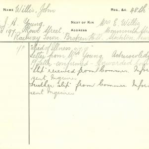 Soldier packet page
