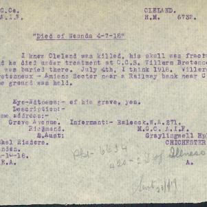 Soldier packet page