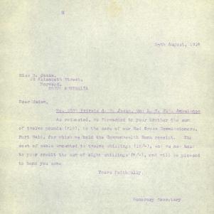 Soldier packet page