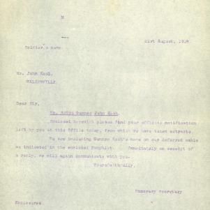 Soldier packet page