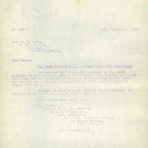 Soldier packet page