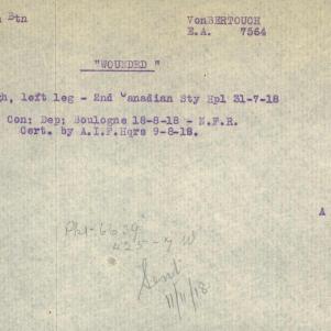 Soldier packet page