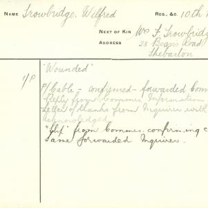 Soldier packet page