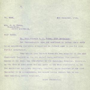 Soldier packet page