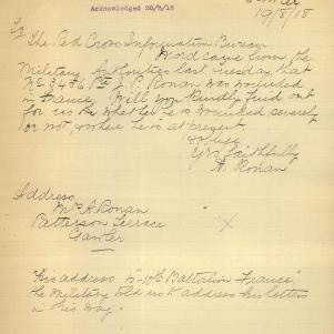 Soldier packet page
