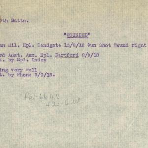 Soldier packet page