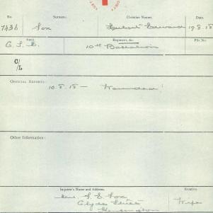 Soldier packet page