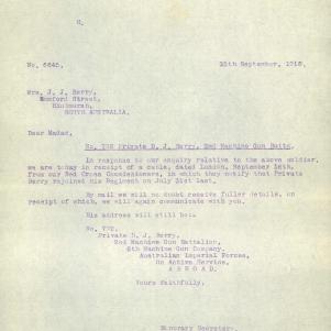 Soldier packet page