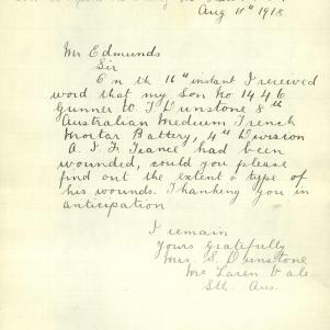 Soldier packet page