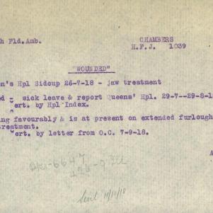 Soldier packet page