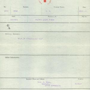 Soldier packet page