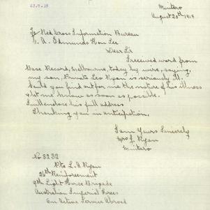 Soldier packet page
