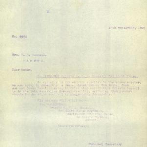 Soldier packet page