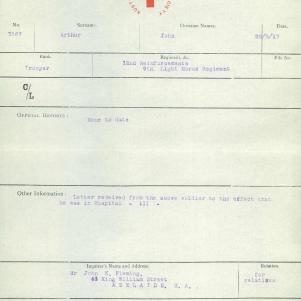 Soldier packet page