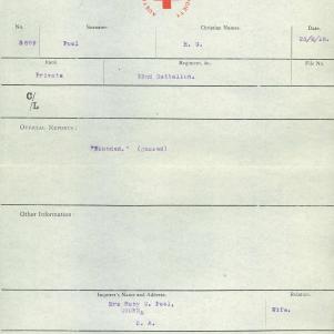 Soldier packet page