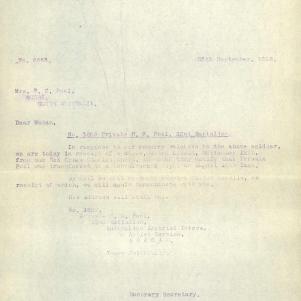 Soldier packet page