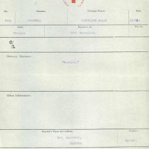 Soldier packet page