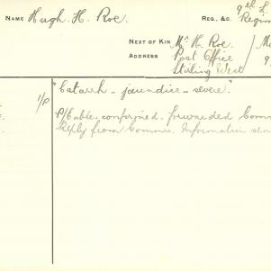 Soldier packet page