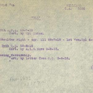 Soldier packet page