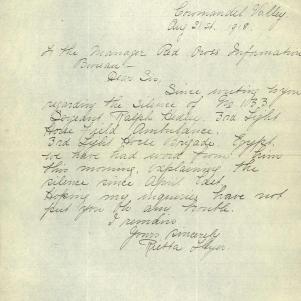 Soldier packet page