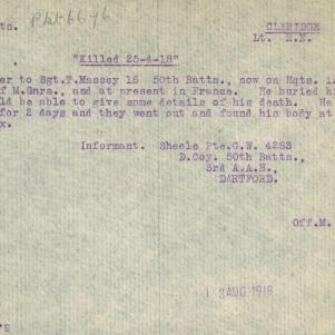 Soldier packet page