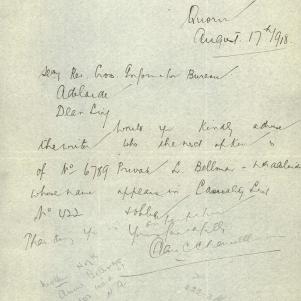 Soldier packet page