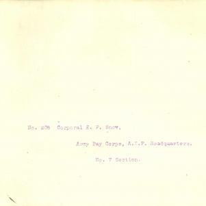 Soldier packet page