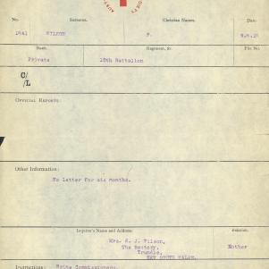 Soldier packet page
