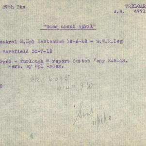 Soldier packet page