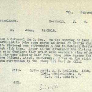 Soldier packet page