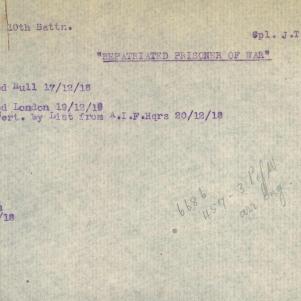 Soldier packet page