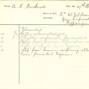 Soldier packet page