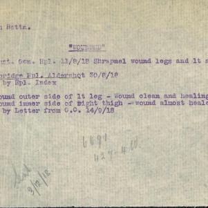 Soldier packet page