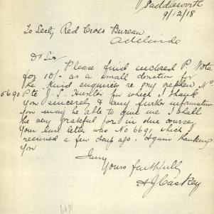 Soldier packet page