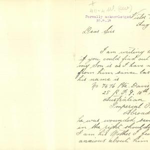 Soldier packet page
